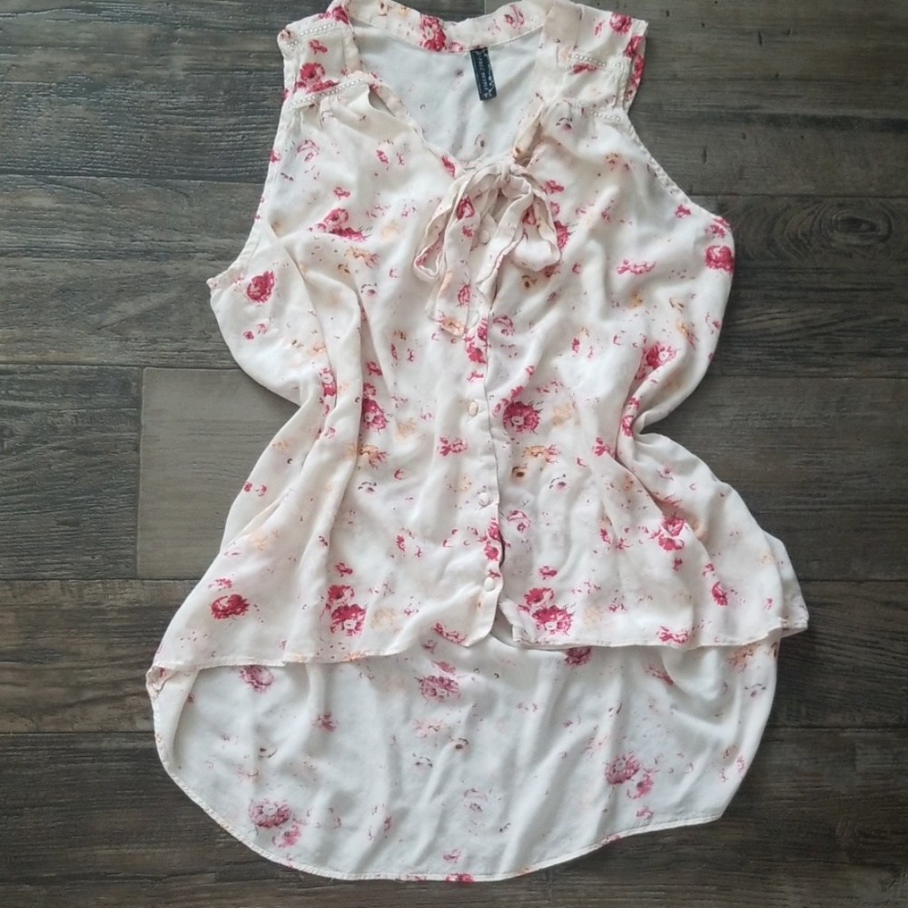 FREE PEOPLE Boho festival Sleeveless Floral size M